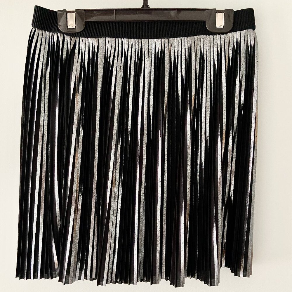 EXPRESS Metallic Silver Skirt - Size S